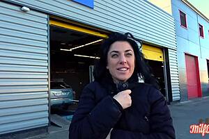 Sabrina chaude handles two cocks like a pro.