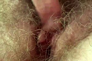 Me Masturbating My Hairy Pussy as Mommy in Solo Session
