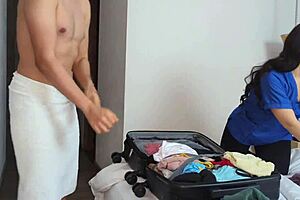 cleaning service hotel latina big booty seduced