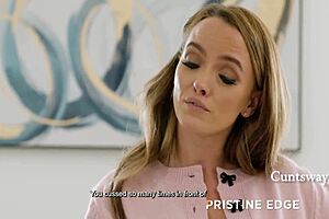 Stepmom sits on stepdaughter's face to shut her potty mouth up.