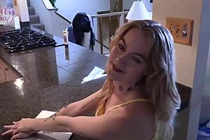 Blonde Sage Fox Bent Over for Stepdad Seth Brogan