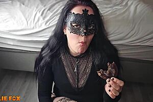 Millie Fox, Amateur Milf, Devours Thick Cum Glazed Muffin And Cum On Food