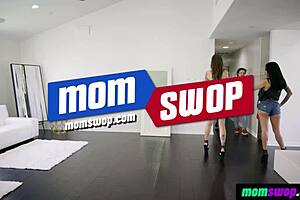 Metalhead Stepmoms Seduce Virgin Stepsons on Momswop