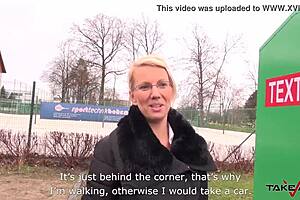 Wow! Glassed Blonde Teacher’s Pussy Covered In Cum At Lunch Break!