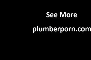 Hot Mature Babe Awaits Plumber for Steamy Action!