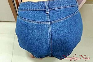 Girlfriend Wears Mother's Clothes!