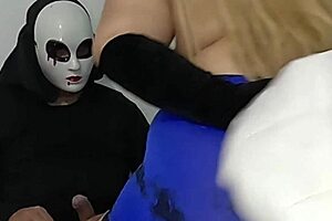 Stepmom Blows Stepson After Party!