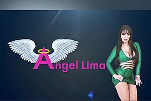 angel lima, the peruvian milf, masturbates on the building stairs in public view