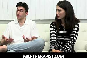 I, as milf therapist Kenzie Love, give stepsiblings Corra Cox and Nick Strokes a therapy session