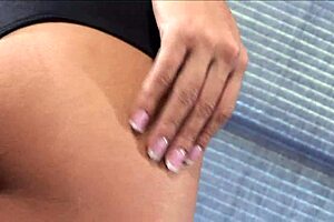 Blonde Bombshell's Huge Tits During Anal