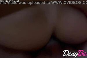 After my workout, I love sitting on my personal trainer's big cock outdoors