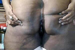 63 inch huge booty on black mature ebony