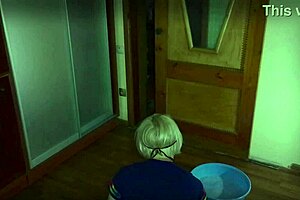 Mrs lazinski plays a naive mature maid in this submissive couple scene