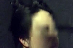 asian wife plays with dildo and vibrator in gym shower