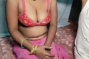 Desi sexy housewife gets hard pussy sex with deepthroat and blowjob from pornstar