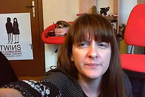 Curvy milf pees on the bathroom floor in a taboo moment