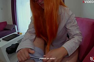 madrastra sucks hard cock and takes it deep