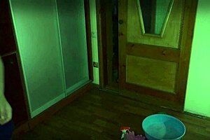 Mrs lazinski plays a naive mature maid in this submissive couple scene