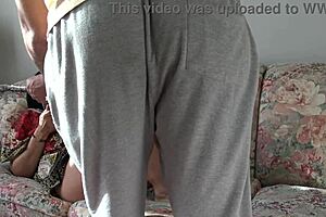 caught my 50 yr old stepmom watching porn when i got home, wild! 😲