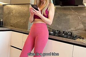 Busty Mom Of A Friend Lured Me To Herself And Brazenly Fucked Me - Russian Amateur With Conversations And English Subtitles