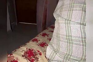 stepmother enters stepson's room, sees his dick, gets aroused, asks for sex