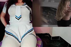 fucking hot stepmom while husband away, creampie pov