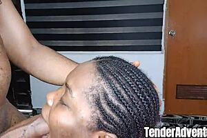 sloppy blowjob and deep throat ends in doggy creampie wife monster cock spitting neighbors fat passionate goddess