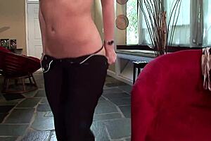 i finger asshole in lingerie big tits heels masturbation bent over lick mother in law shoes.