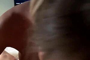 monika fox sucks dick and swallows cum in homemade video