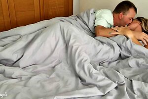 Amateur Couple's Bold Romantic Love Making With Wife's Shaking Orgasm And Creampie