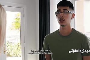 Can a virgin dork handle milf masseuse Andi Avalon's first fuck?