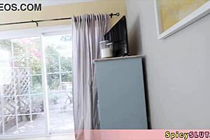 Stepmom tricks stepson into blowjob sex