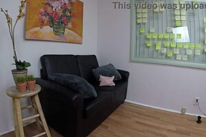 Nataly Dewalt in casting sucks cock hard