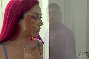 Technician arrives and fucks milf from behind while husband is away?