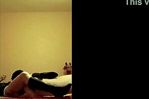 Maitresse K in body and stockings dominates her slave with intense orgasms