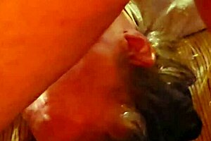 swallowing my cock deep with gagging