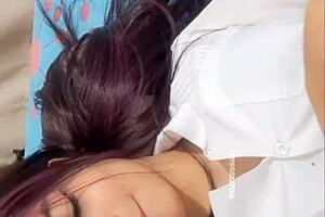 After a Hot Massage, Brunette Bride Gets Real Casero Fucking in Wild Colombian Action