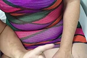 Wife's big ass and pussy on webcam show