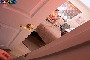 Stepmom Caught Masturbating In Bedroom