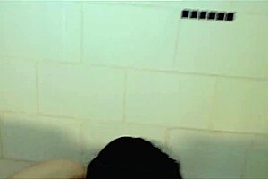 Stepmother drilled by young stepson in steamy shower