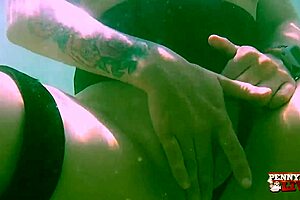 penny pax masturbates underwater and gets super horny