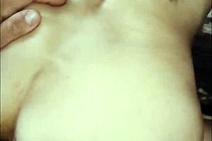 wife and husband share homemade couple moments