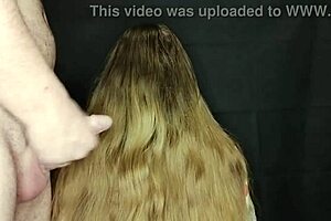 i came on stepmom's long hair 😏 she didn't mind