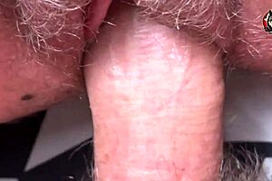 Wanna see a hairy pussy fucked with cumshot up close?
