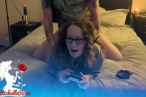 Freeuse Fortnite Gamer Girl Fucked and Filled in Quickie Session