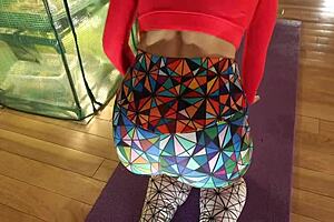 homemade anal creampie in yoga pants 😏