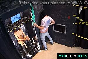 amateur glory hole club banging session