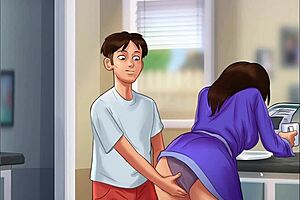 I creampied my stepmother in missionary with shaved pussy