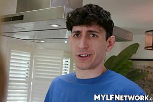 Silvia and Nick devour each other in kitchen heat!