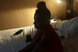 a mature fit mistress does a striptease with clothes ripping